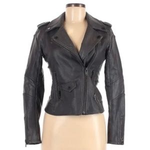Blank NYC faux leather gray jacket XS